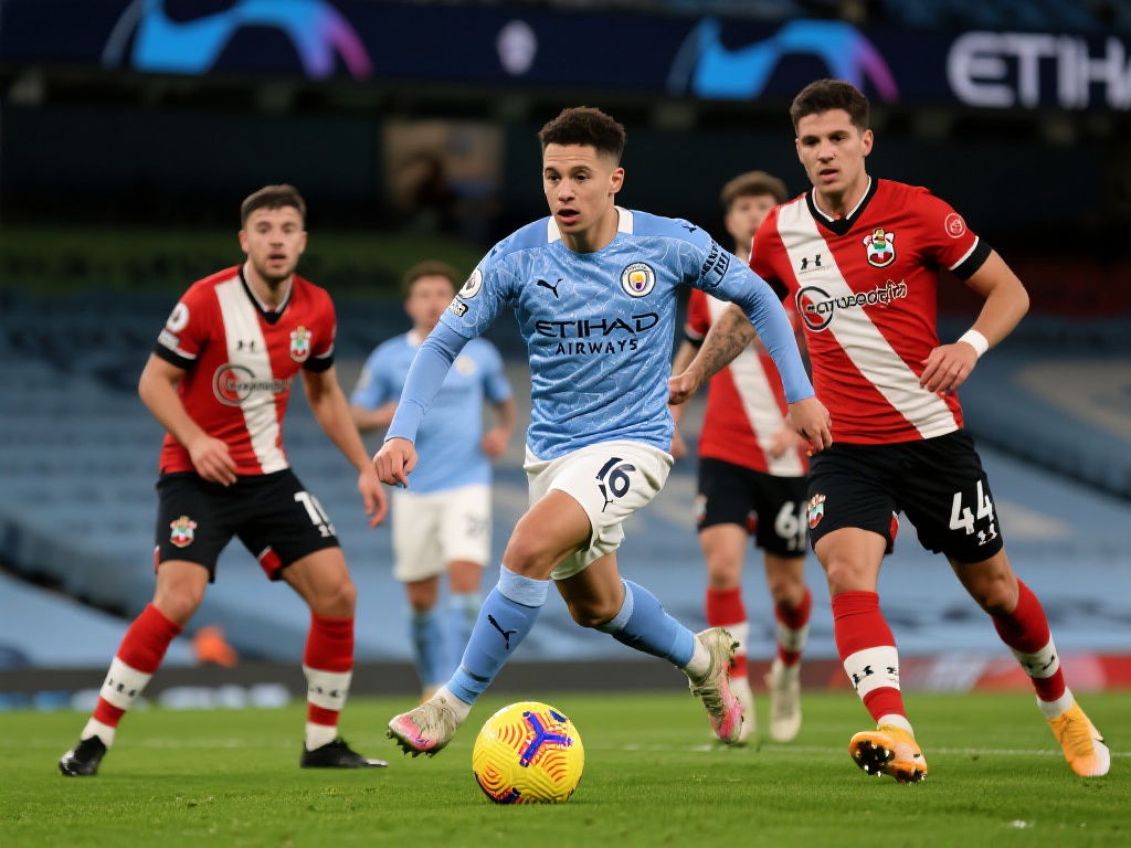 南安普顿0-0战平曼城!47场英超仅2次零封,防守表现令人刮目相看 以数据为证,曼城本场比赛的控球率高达65