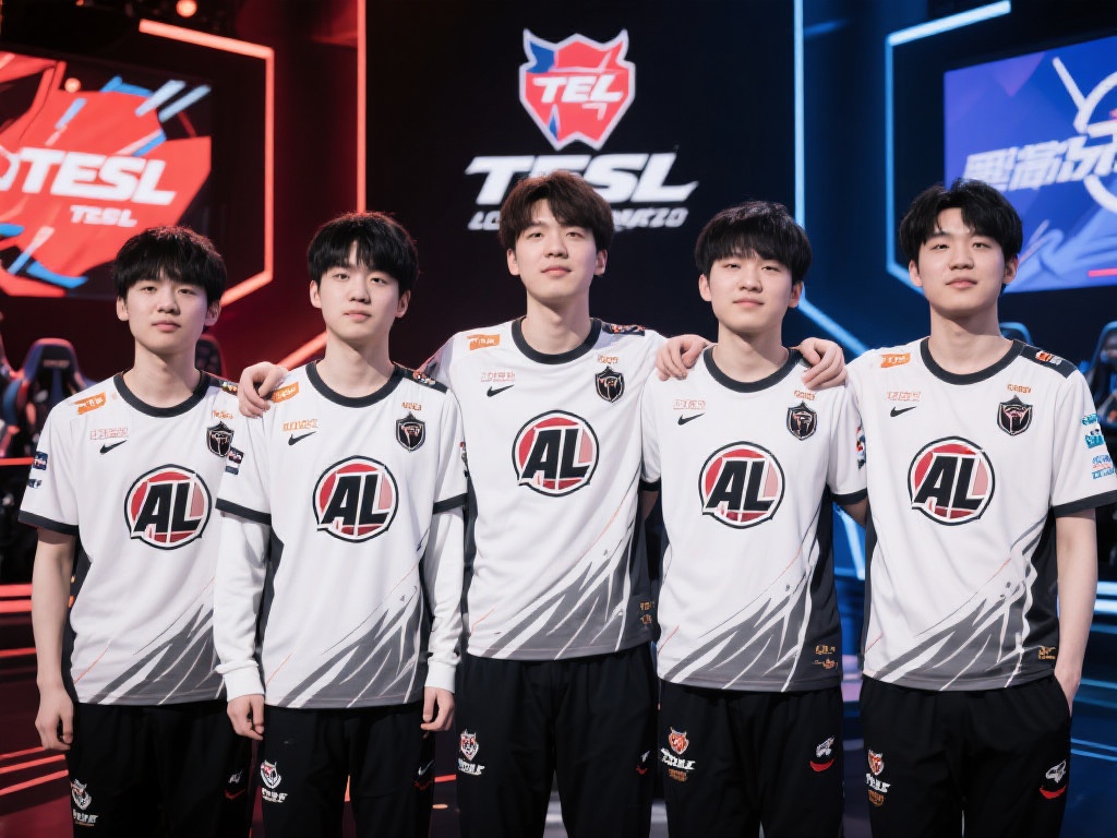 力克TES,AL赛后合影:并肩作战,共创辉煌新篇章 在电竞的热血舞台上,每一场胜利都承载着无