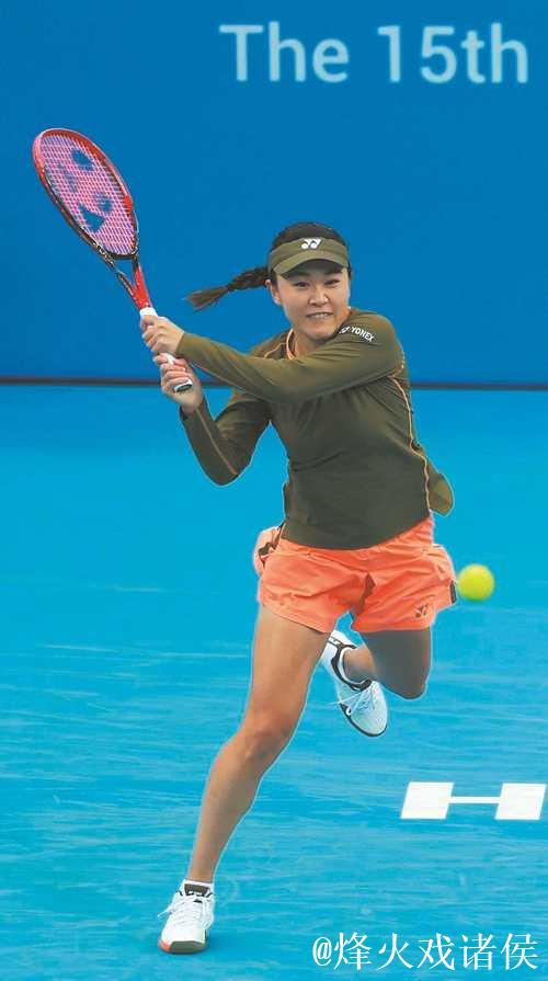 朱琳代表安徽队夺得十五运会网球女单冠军 朱琳代表安徽队夺得十五运会网球女单冠军